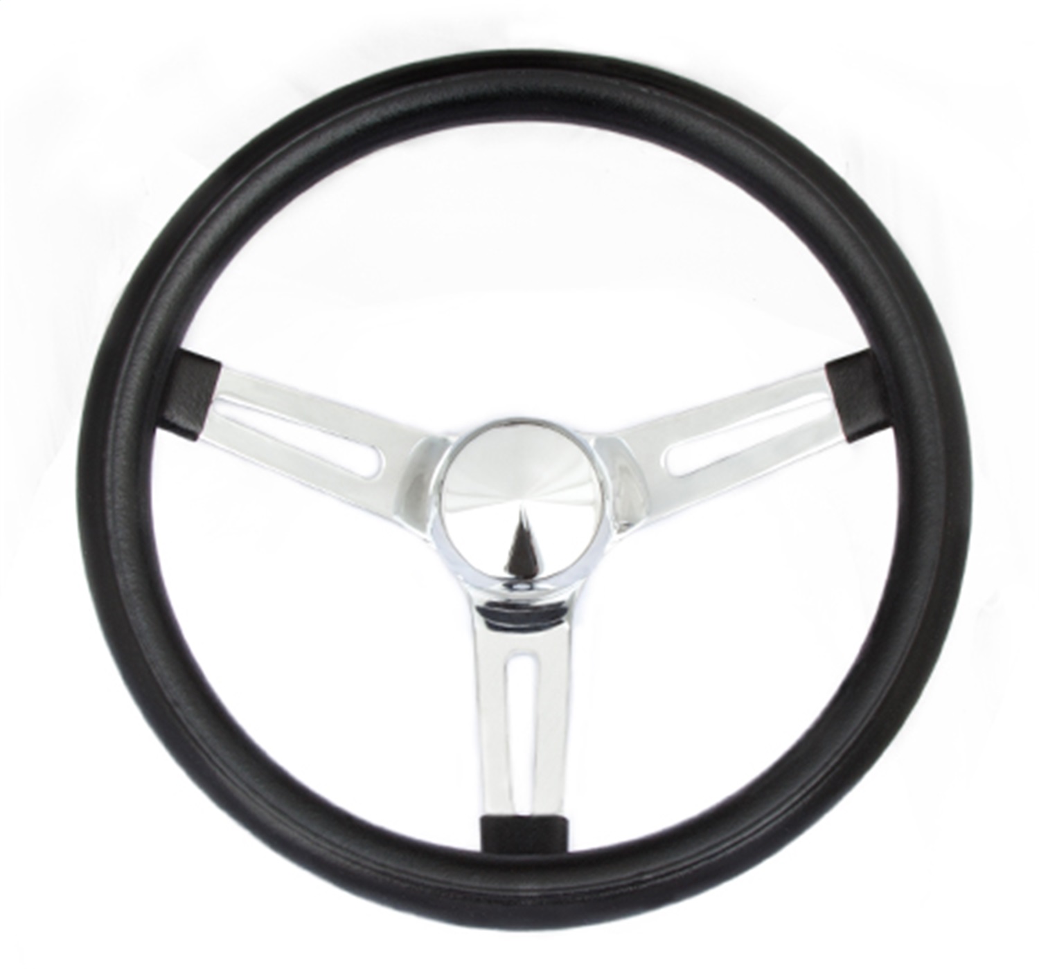 Grant 8546 Classic Series Chrome Slotted Steering Wheel Grant 8546 Classic Series Chrome Slotted Steering Wheel