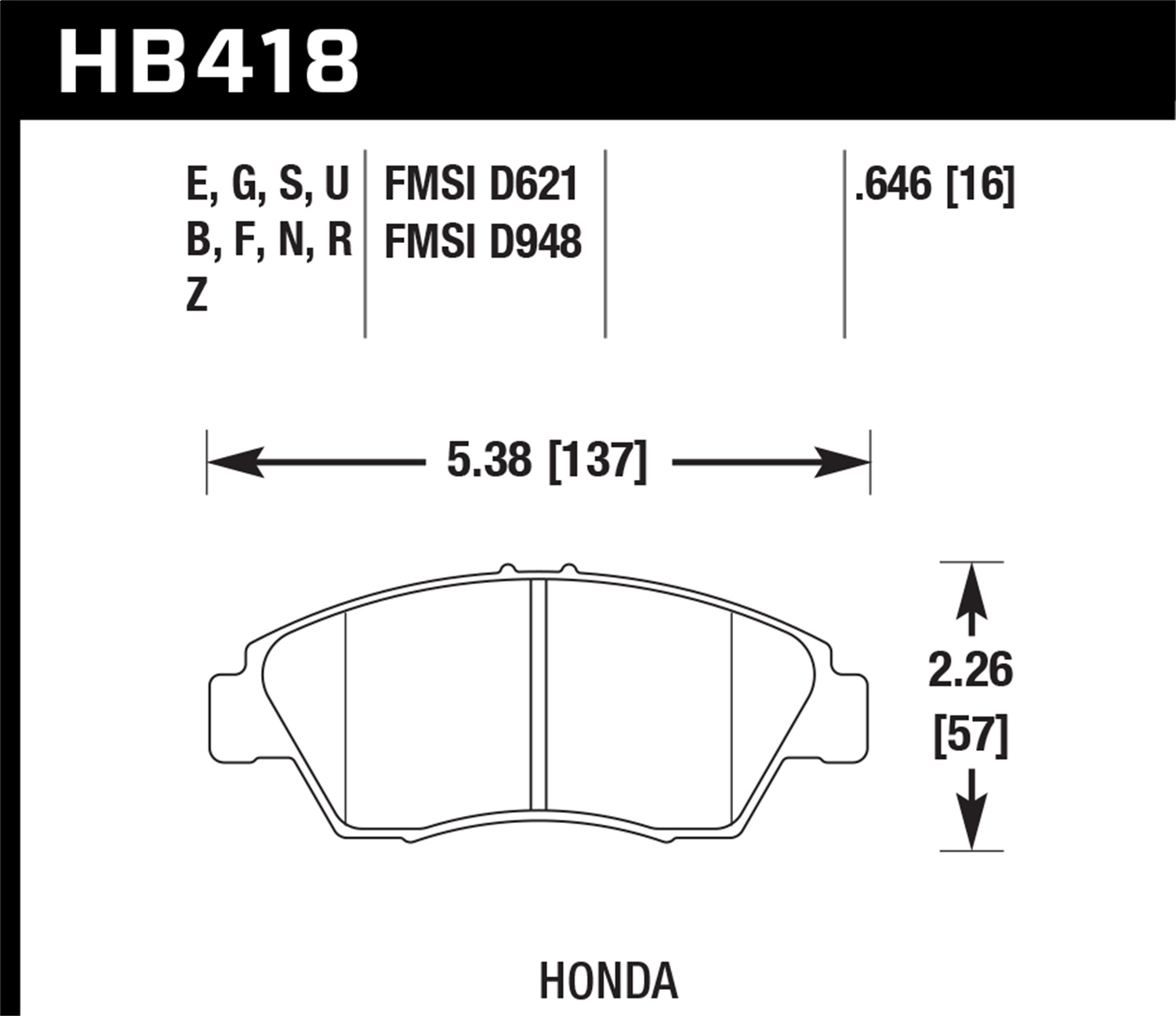 在庫あ在庫Hawk Performance HP Plus Brake Pads パーツ