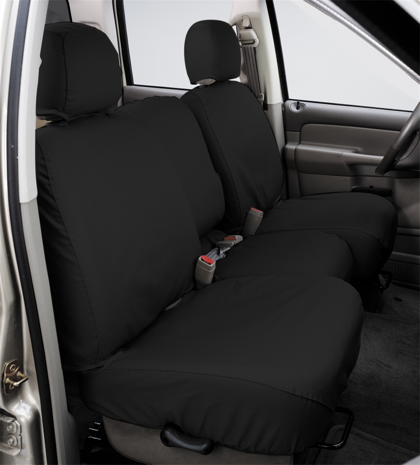 Covercraft Custom-Fit Front Bench SeatSaver Seat Covers Polycotton Fabric Charcoal Black,SS3351PCCH Covercraft Custom-Fit Front Bench SeatSaver Seat Covers Polycotton Fabric Charcoal Black,SS3351PCCH