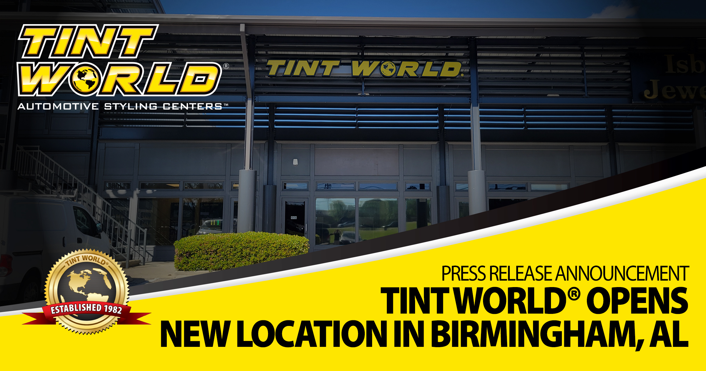 Tint World® announces new location in Birmingham Tint World