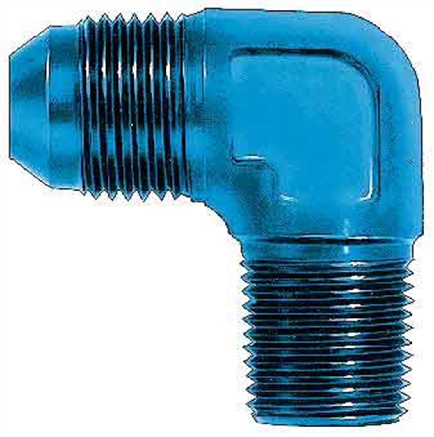 Aeroquip 90 Degree 12 AN to 1/2in Pipe Alum. Adapter Aeroquip 90 Degree 12 AN to 1/2in Pipe Alum. Adapter