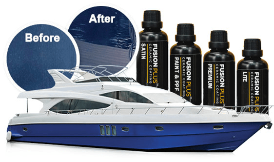 Marine ceramic coating, ceramic coatings for boats, boat ceramic