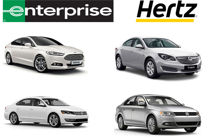 Enterprise car rental, Hertz car rental