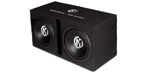 Enclosed Subwoofers, marine audio systems, marine stereo system