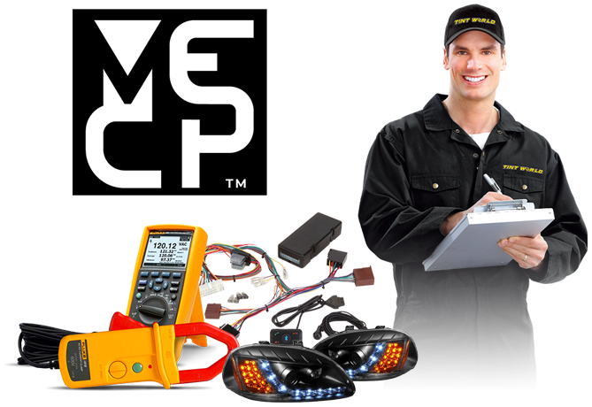 MECP Trained Exterior Car Lighting Technicians, mobile electronics technicians