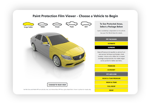 Car PPF film, car paint protection film