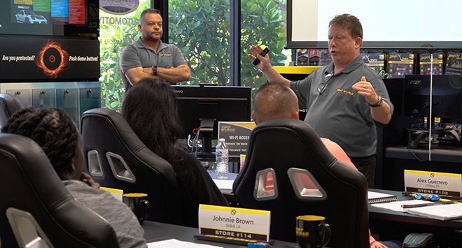 Training school, customer focused processes