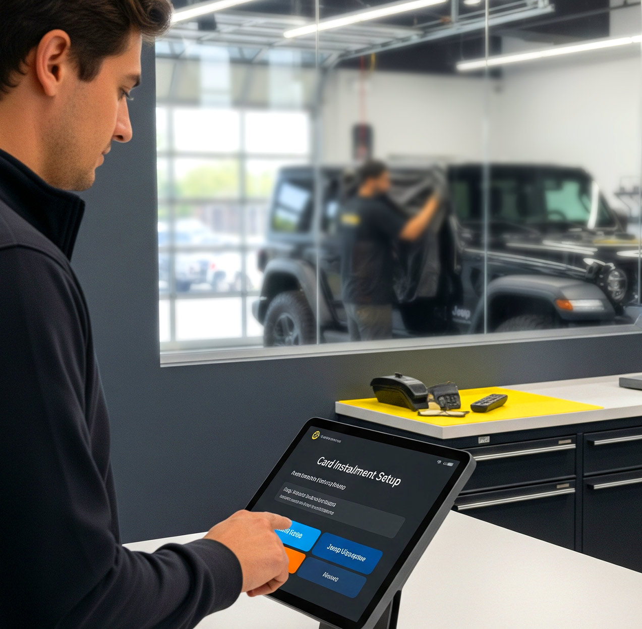 Consumer financing, franchise with higher average ticket sales, lending options