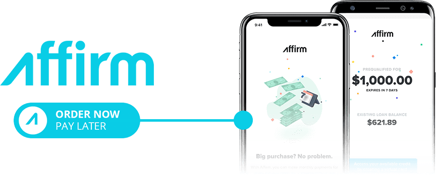 Affirm, in store financing, instant credit, auto instant credit