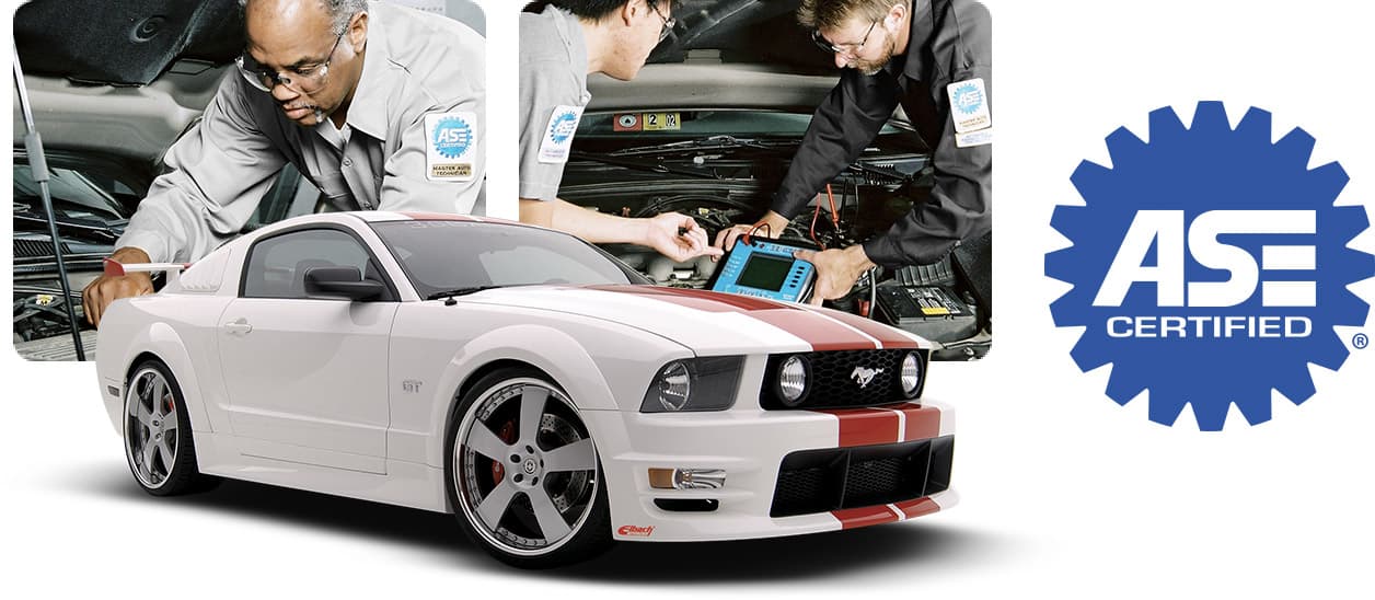 ASE certified technicians, auto repair technicians