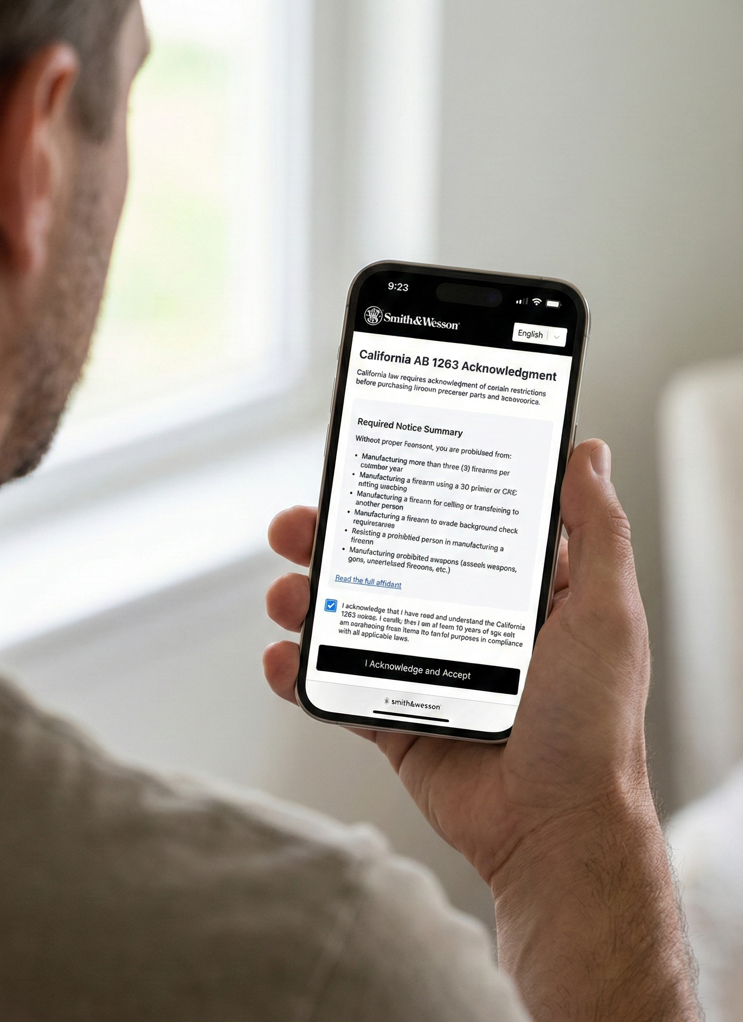 California AB 1263 compliance for firearm accessory retailers