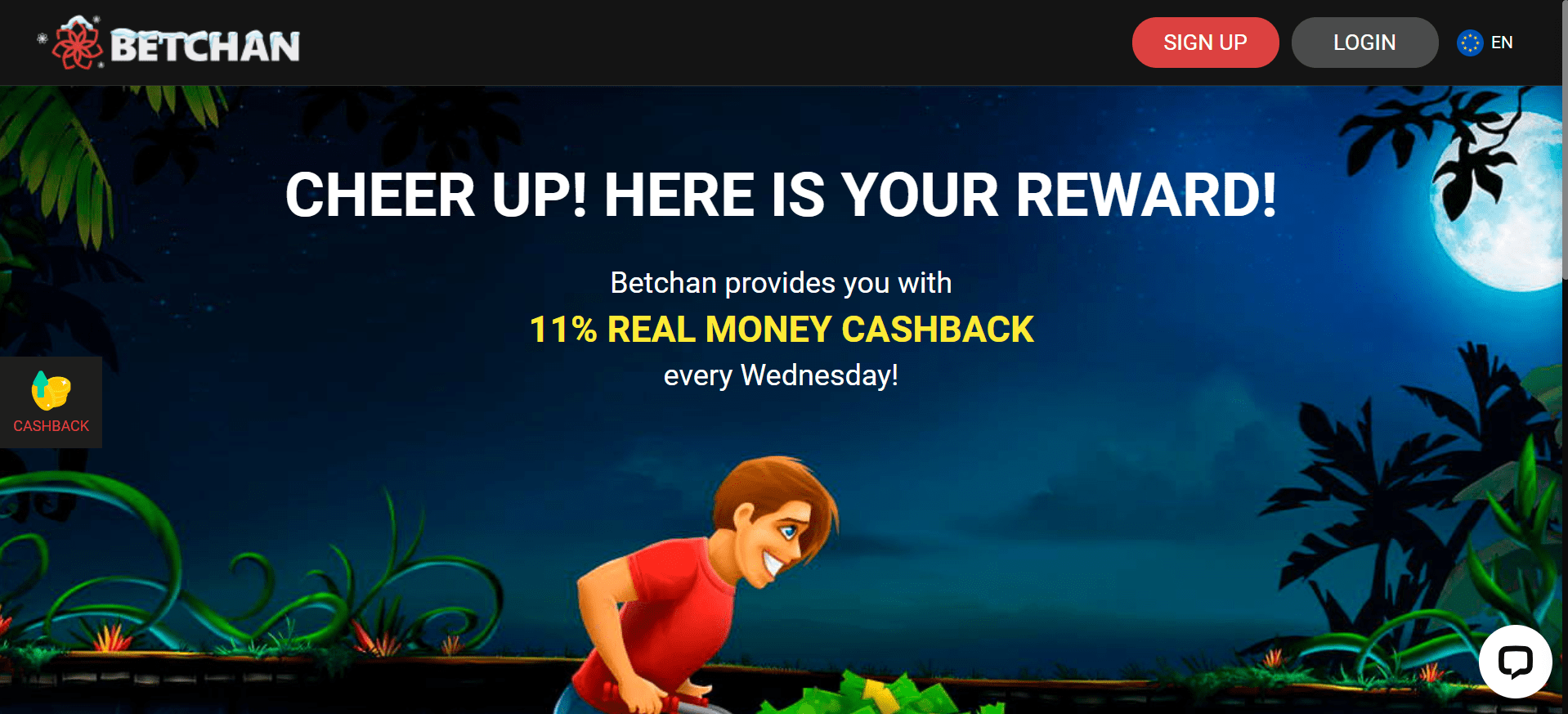 Betchan casino homepage bonuses