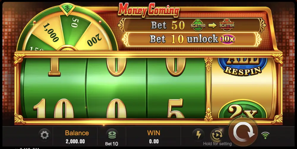 Money Coming by TaDa Gaming