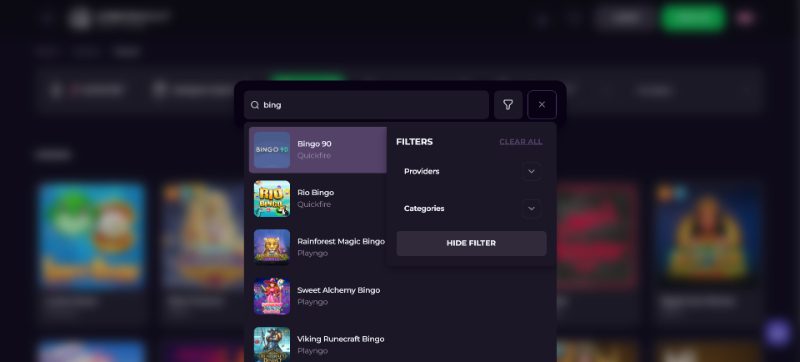 Kosmonaut Casino game search