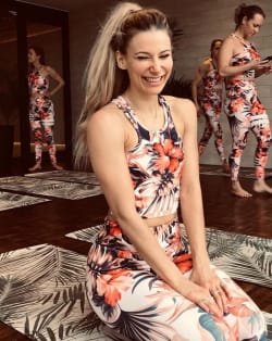 Eco friendly Yoga Mat: Palm Springs Green 3,5 mm thick