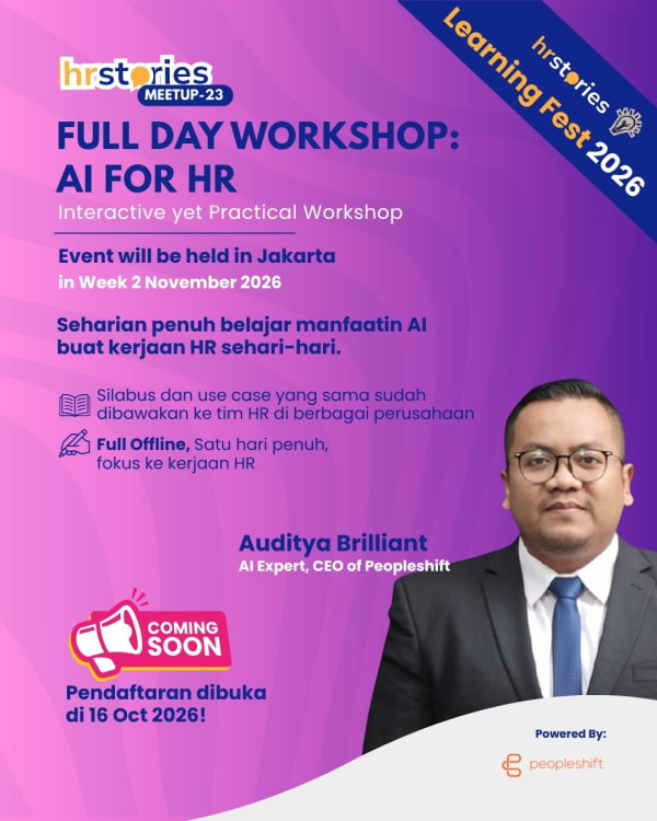 Poster for AI for HR: Practical Workshop to Simplify Your HR Works