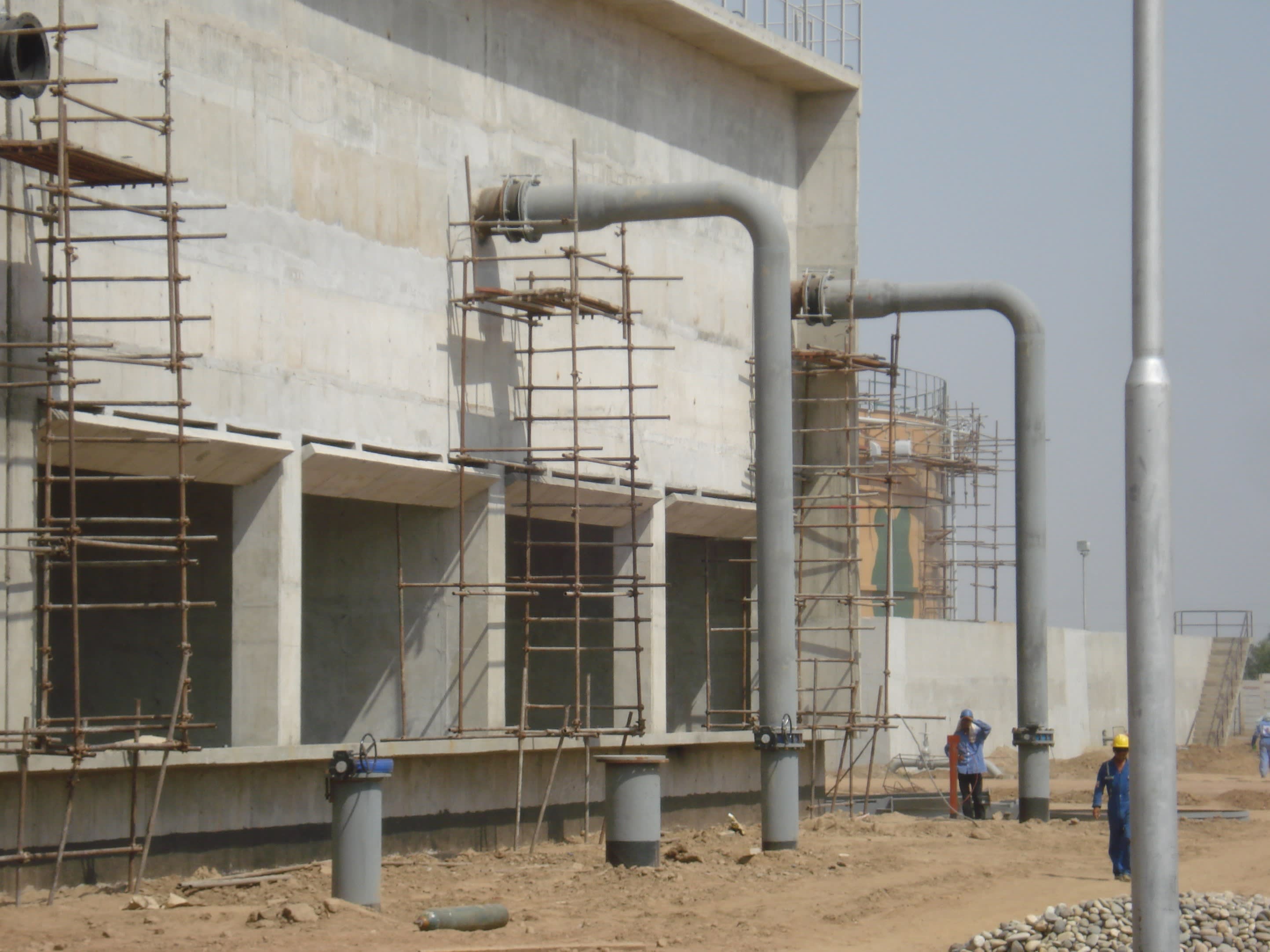 LPG gas plant hydrostatic pressure testing and commissioning operations