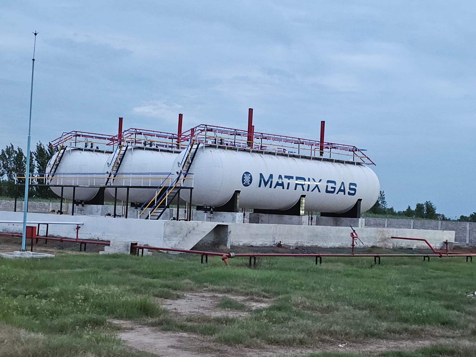 Punjab LPG gas plant fabrication project by MHEW, site 2