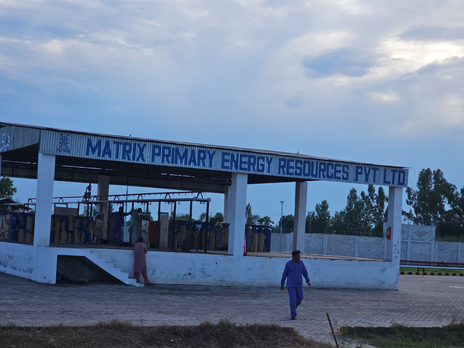 Punjab LPG gas plant fabrication project by MHEW, site 3