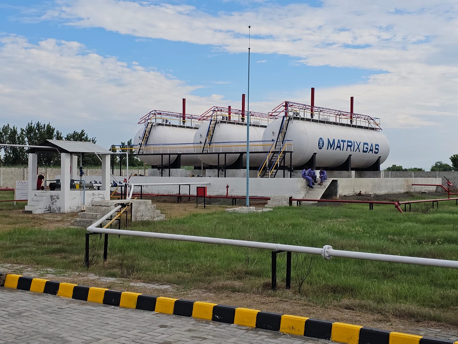 Punjab LPG gas plant fabrication project by MHEW, site 4