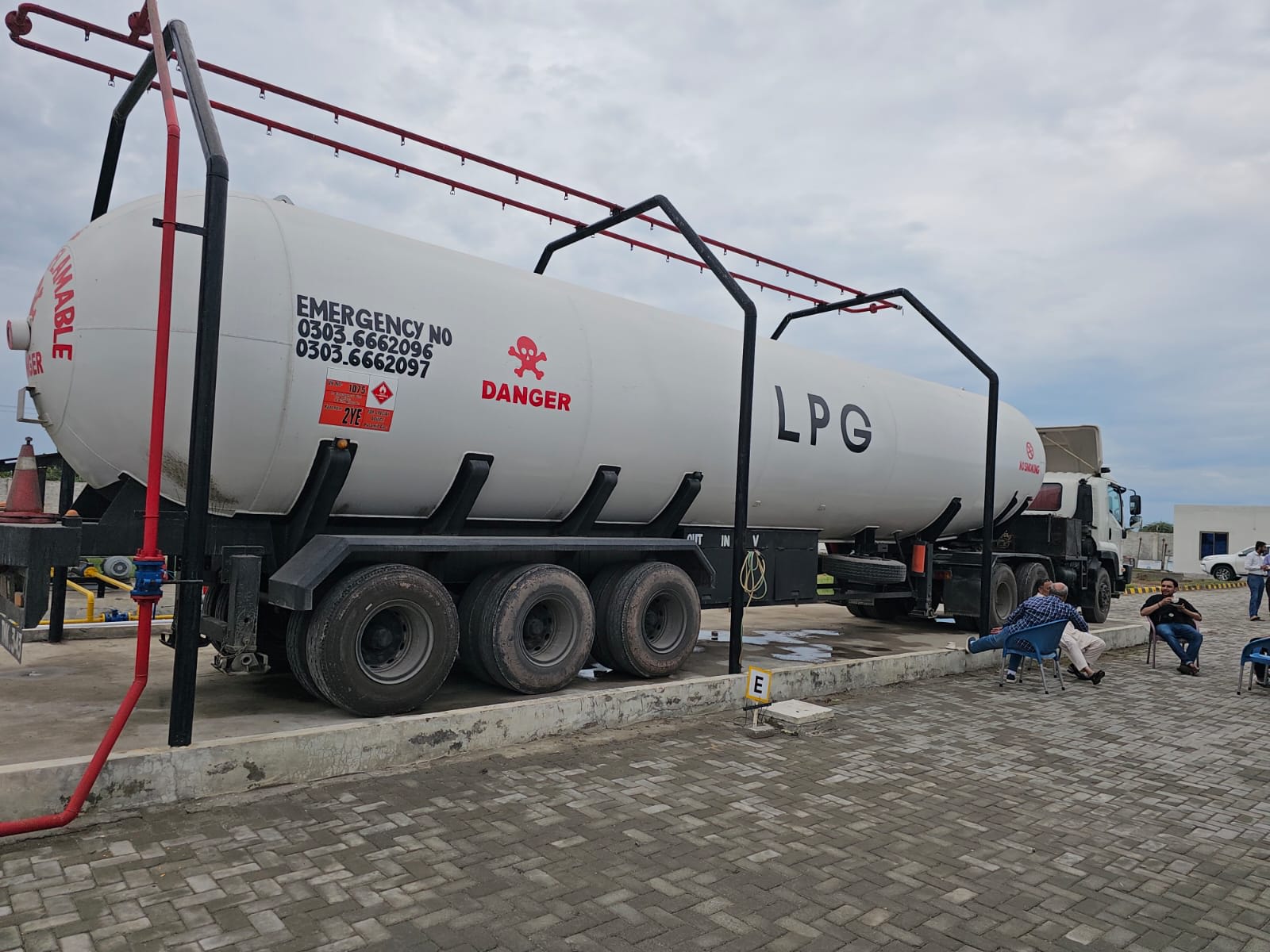 Punjab LPG gas plant fabrication project by MHEW, site 5