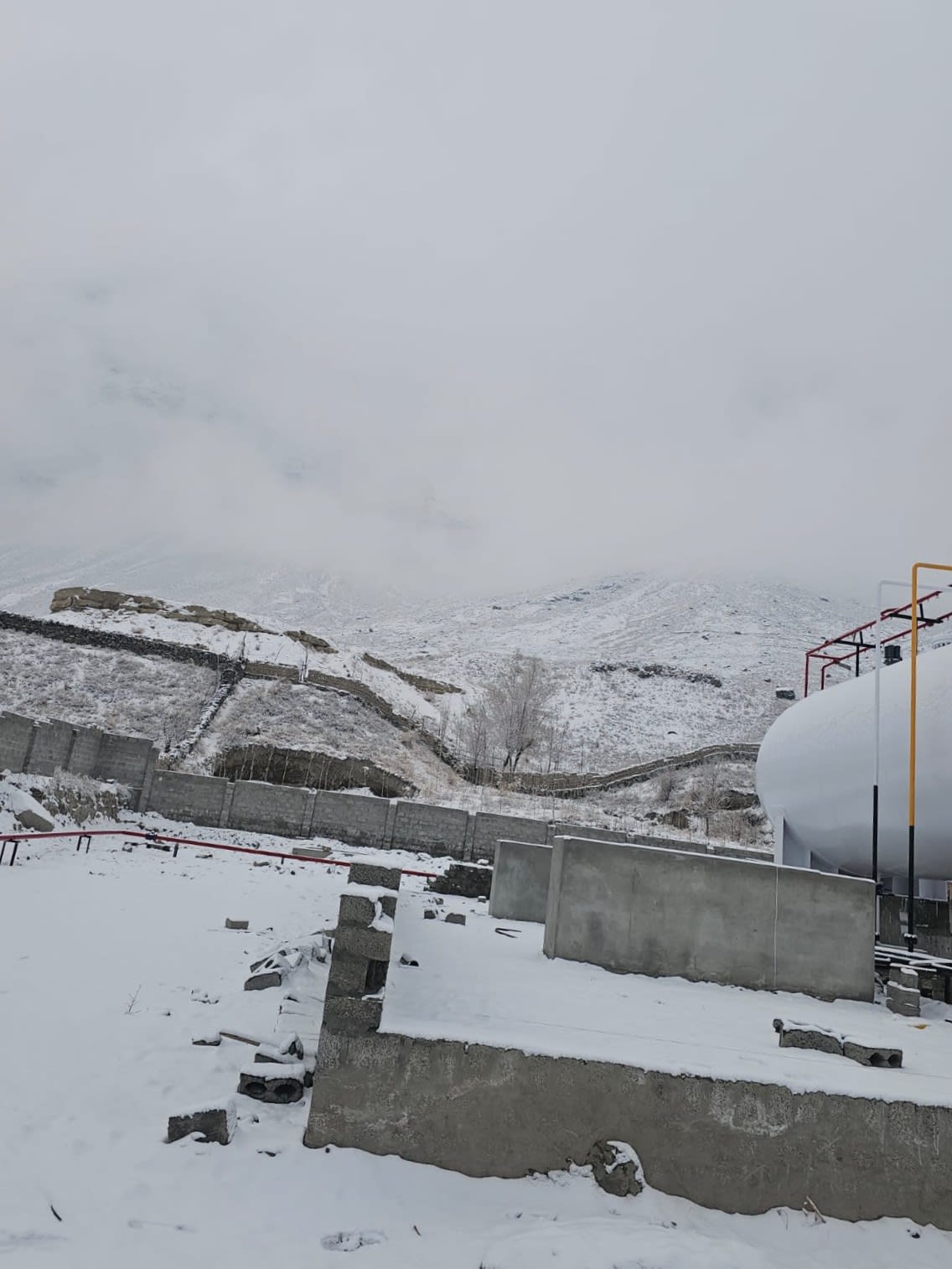 Punjab LPG gas plant fabrication project by MHEW, site 6