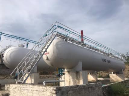 LPG gas plant mechanical piping installation and equipment alignment by MHEW engineers