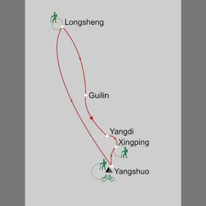 Soft Adventure rund um Guilin: _Karte-china-soft-adventure-rund-um-guillin_copyright: Stepmap, 123map-2013 Daten: OpenStreetMap, Lizenz ODbL 1.0