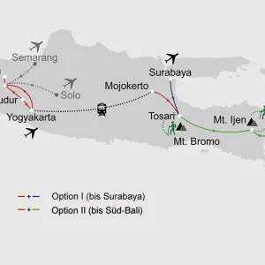 Java-Bali 7 Tage Überlandreise ab Yogyakarta und Umgebung: _Karte_indonesien-java-bali-ueberlandreise_copyright: Stepmap, 123map-2013 Daten: OpenStreetMap, Lizenz ODbL 1.0