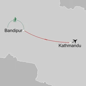Zauberhaftes Bandipur ab Kathmandu: _Karte_nepal-zauberhaftes-bandipur_copyright: Stepmap, 123map-2013 Daten: OpenStreetMap, Lizenz ODbL 1.0
