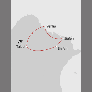 Taipei Stopover Package: _Karte-taiwan-stopover-taipei_copyright: Stepmap, 123map-2013 Daten: OpenStreetMap, Lizenz ODbL 1.0