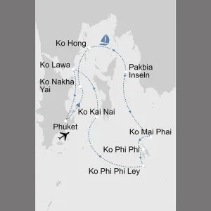 Dream Yacht Charter - Auf den Spuren James Bonds ab Phuket: _Karte_thailand-dream-yacht-charter_copyright: Stepmap, 123map-2013 Daten: OpenStreetMap, Lizenz ODbL 1.0