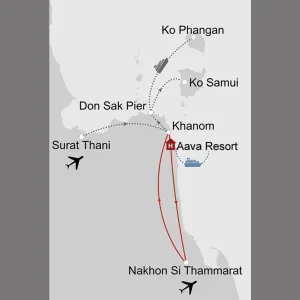 Khanom - unbekanntes Südthailand: _Karte_thailand-unbekanntes-suedthailand_copyright: Stepmap, 123map-2013 Daten: OpenStreetMap, Lizenz ODbL 1.0