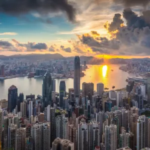 Hong Kong Central Walking Tour, Halbtägig, EN: 1hk-hongkong-sunrise-as-2018-Earnest Tse
