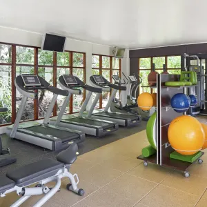 Hilton Seychelles Labriz Resort & Spa in Outer Islands:  Hilton Seychelles Labriz - Gym