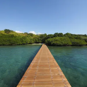 The Menjangan in Nord-Bali:  Indonesien Bali The Menjagan Jetty at Baijul Bucht
