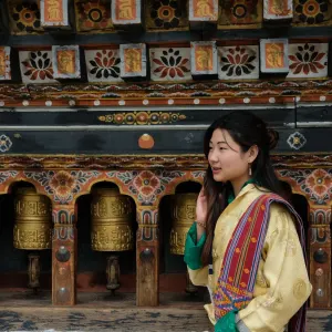 Bhutan Aktiv ab Paro: Bhutan Gebetsmühlen