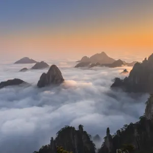 Kurztour Huangshan & Suzhou ab Shanghai: China Huangshan Gebirge