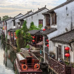 Suzhou mit Wasserdorf in Shanghai: China Shanghai Suzhou