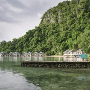 El Nido Resorts Lagen Island in Palawan:  El Nido Resort Lagen Island - Wasser Cottages 