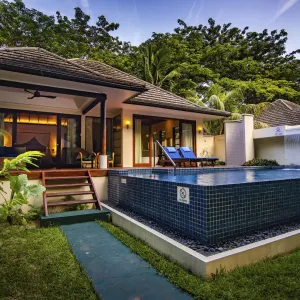 Labriz Silhouette Seychelles in Outer Islands:  Hilton Seychelles Labriz - Sanctuary Pool Villa