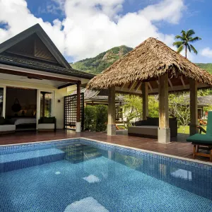 Labriz Silhouette Seychelles in Outer Islands:  Hilton Seychelles Labriz - Wohnbeispiel