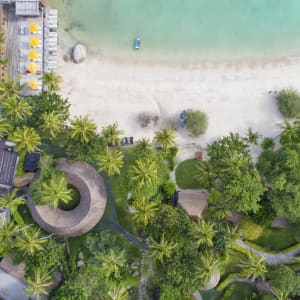 The Beach Club by Haad Tien in Ko Tao:  Koh Tao The Beach Club Luftaufnahme