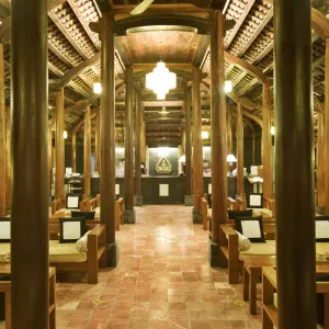 Pilgrimage Village in Hue:  Vietnam Pilgrimage Village Lobby