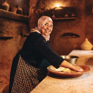 Kasbah Tamadot in Atlasgebirge:  Kasbah Tamadot - Berber Küche