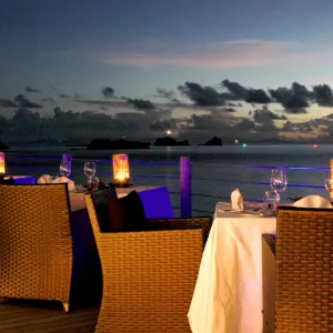 Le Domaine de L´Orangeraie in La Digue:  Le Domaine de L Orangeraie Santosha Restaurant