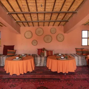 Daya Sahara Erg Chegaga Standard Camp in Sahara Wüste | Drâa-Tal:  Marokko Sahara Erg Chegaga Standard Camp - Dining