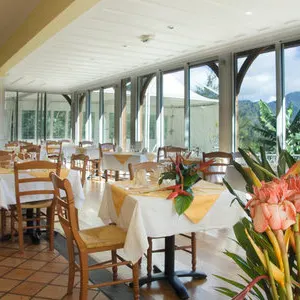 Les Jardins d'Heva in Hellbourg | Salazie:  Reunion Jardin d Heva Restaurant