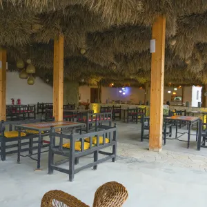 Sama Ras al Jinz Ecolodge in Küste:  Sama Ras al Jinz Ecolodge - Restaurant