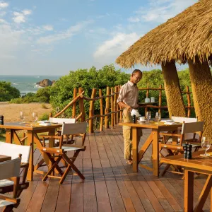 Uga Chena Huts in Yala National Park:  Uga Chena Huts Restaurant